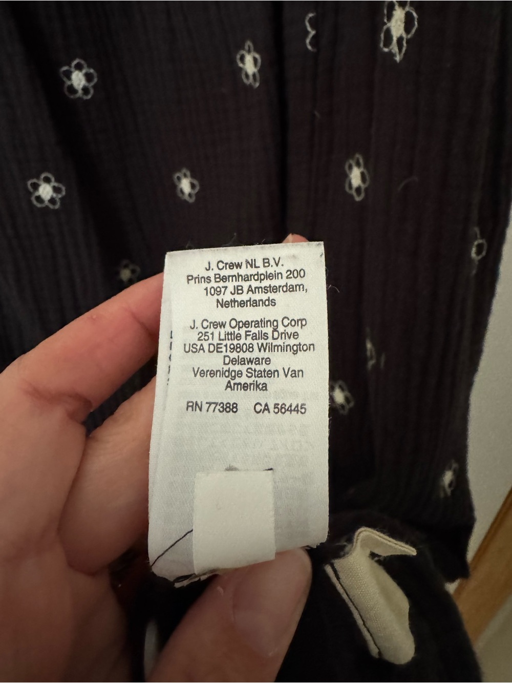 Madewell Black Floral Button-Front Midi Dress - Picture 6 of 8